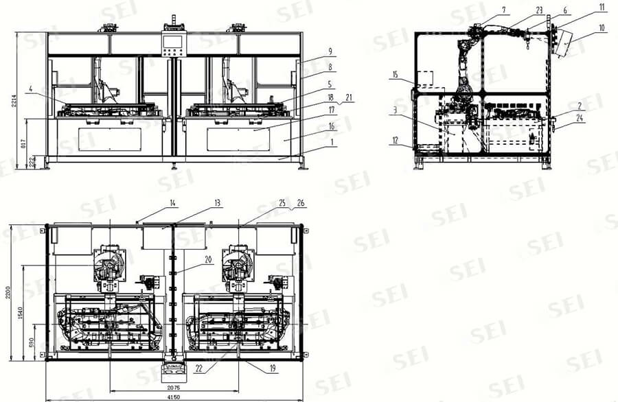 汽車護(hù)板超聲波焊接機(jī)