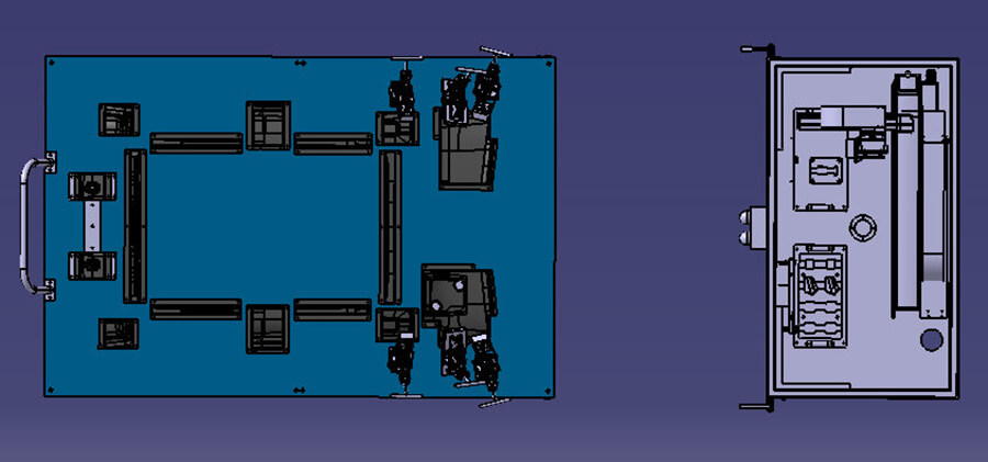 汽車配件自動涂膠機(jī)