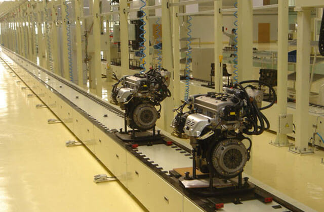 發(fā)動機(jī)裝配生產(chǎn)線介紹