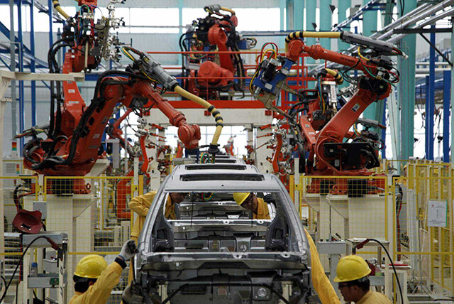 汽車車身自動(dòng)化焊接生產(chǎn)線