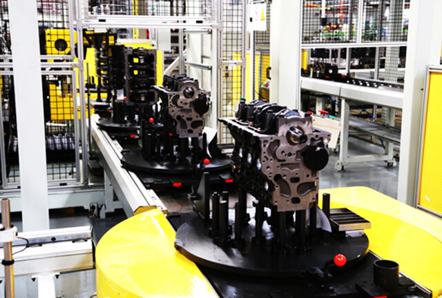 發(fā)動機裝配生產(chǎn)線