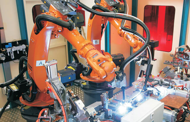 汽車(chē)零部件組裝機(jī)器人