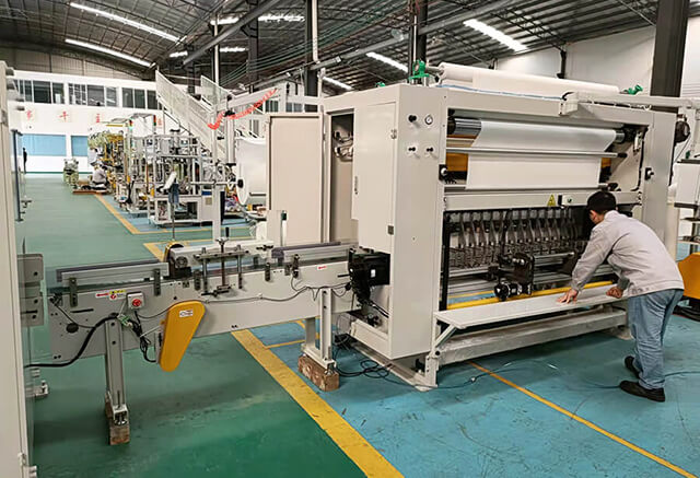 抽式棉柔巾生產(chǎn)線