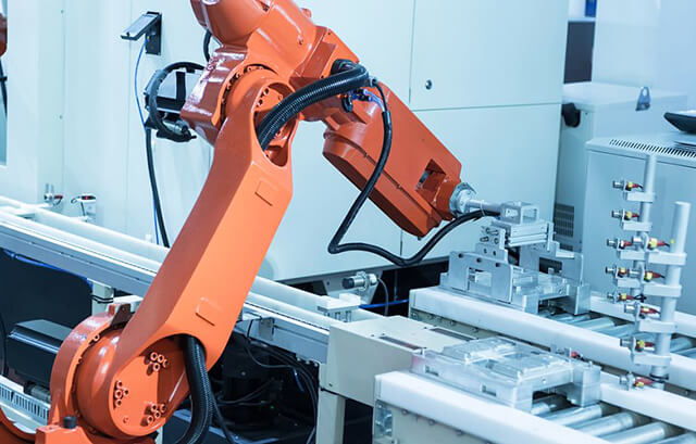 汽車零部件焊接機(jī)器人