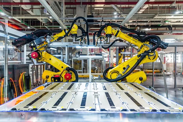 新能源電池裝配線