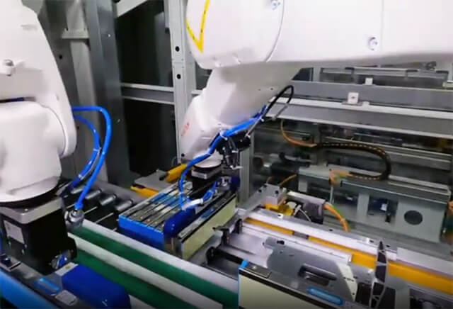 汽車(chē)鋰電池包裝線