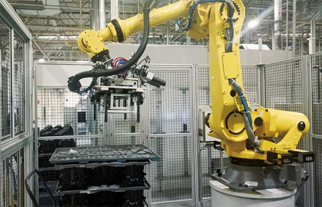 發(fā)動機缸體自動上下料