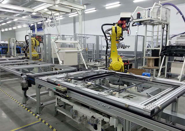 汽車(chē)天窗組裝線