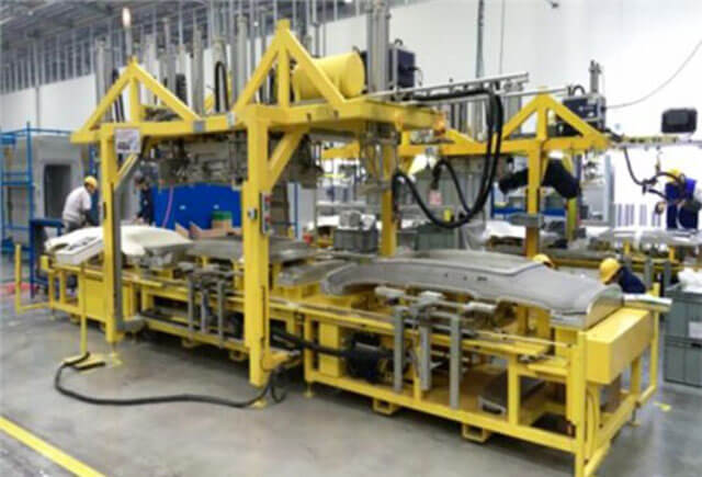 汽車頂棚自動噴膠設備