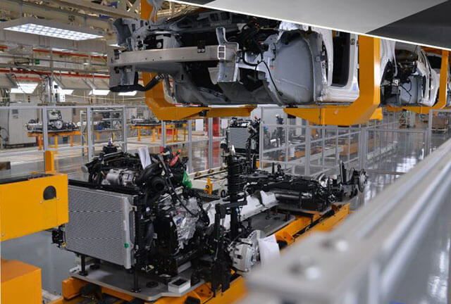 汽車底盤自動(dòng)裝配生產(chǎn)線