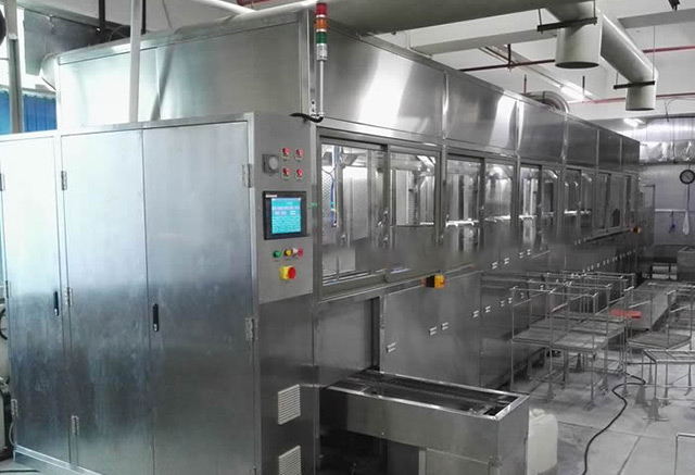 精密五金件全自動超聲波清洗機