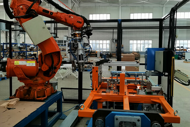 零件加工機(jī)器人自動上下料