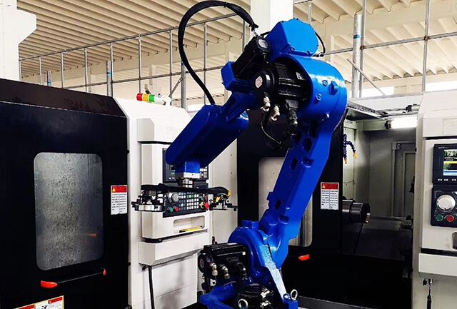 變速箱殼加工自動(dòng)上下料機(jī)器人