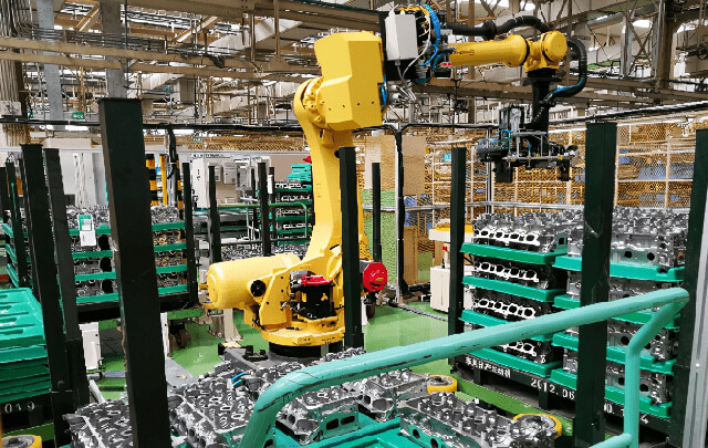 缸蓋加工機器人上下料