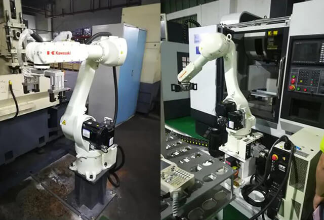 缸蓋機器人上下料加工