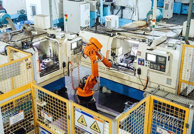 汽車零部件加工中心上下料