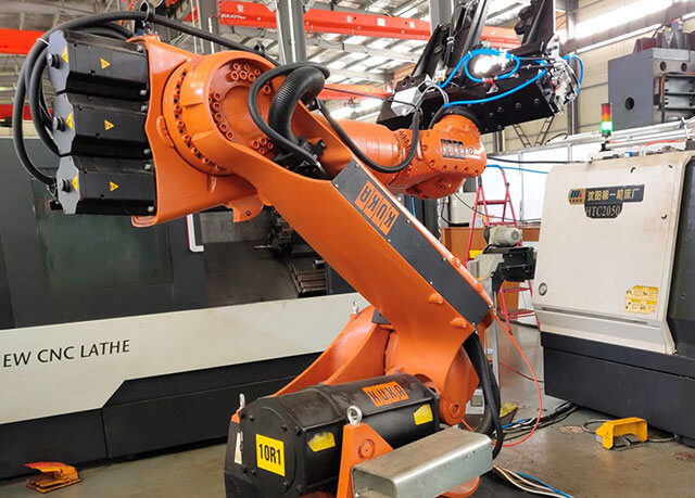 工業機器人上下料