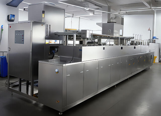 汽車(chē)配件超聲波清洗線