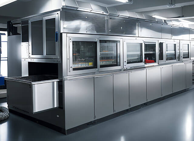 汽車(chē)鋁配件超聲波清洗線