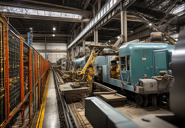 輪轂生產線上下料機器人