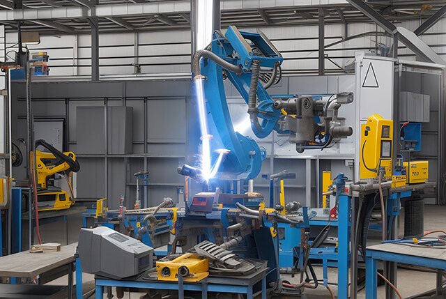 汽車橫梁總成焊接工作站