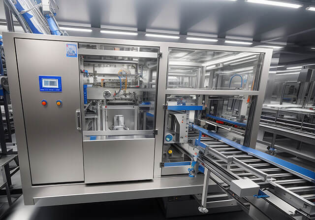 盒裝牛奶裝箱自動化