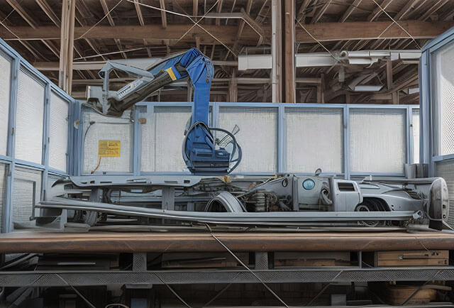 汽車前側圍激光焊接工作站