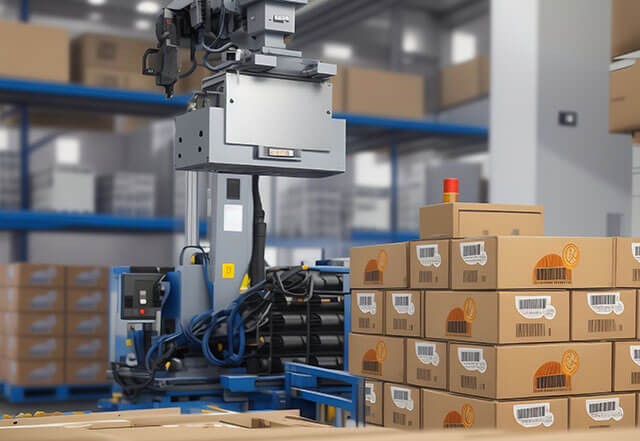 袋裝果凍裝箱自動化