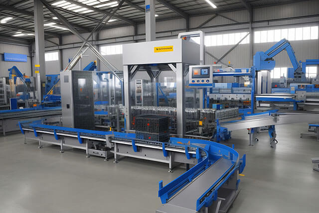 熟食裝箱碼垛自動化