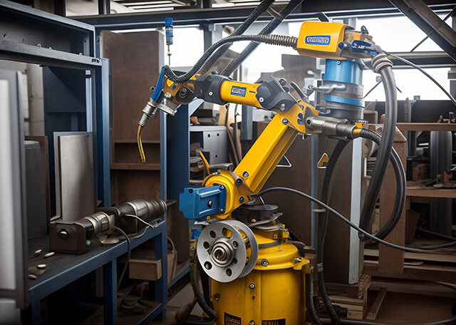 汽車穩(wěn)定連桿機(jī)器人焊接工作站